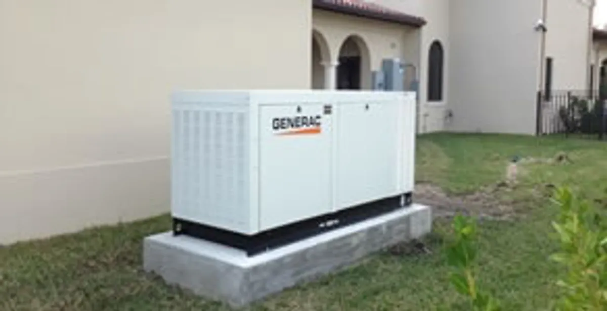 generator installation service showing standby generator professionally installed for residential power backup in Richmond, VA