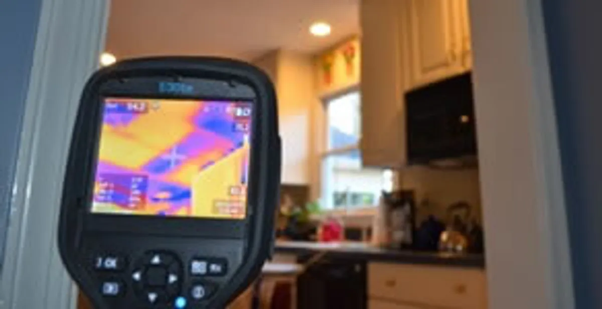 home energy audit service using thermal imaging to evaluate electrical efficiency inside a home in Richmond, VA