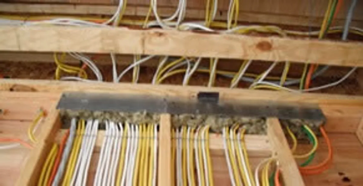 new construction wiring services with organized electrical rough-in performed by licensed electricians in Richmond, VA