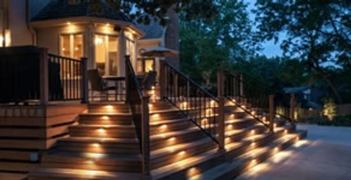 Residential electrician installing outdoor lighting for home safety in Richmond, VA